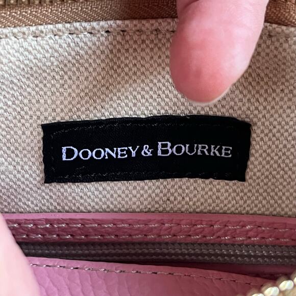 Dooney & Bourke Lucca Pale Pink Pebbled Leather Crossbody Bag. NEW - Picture 10 of 13